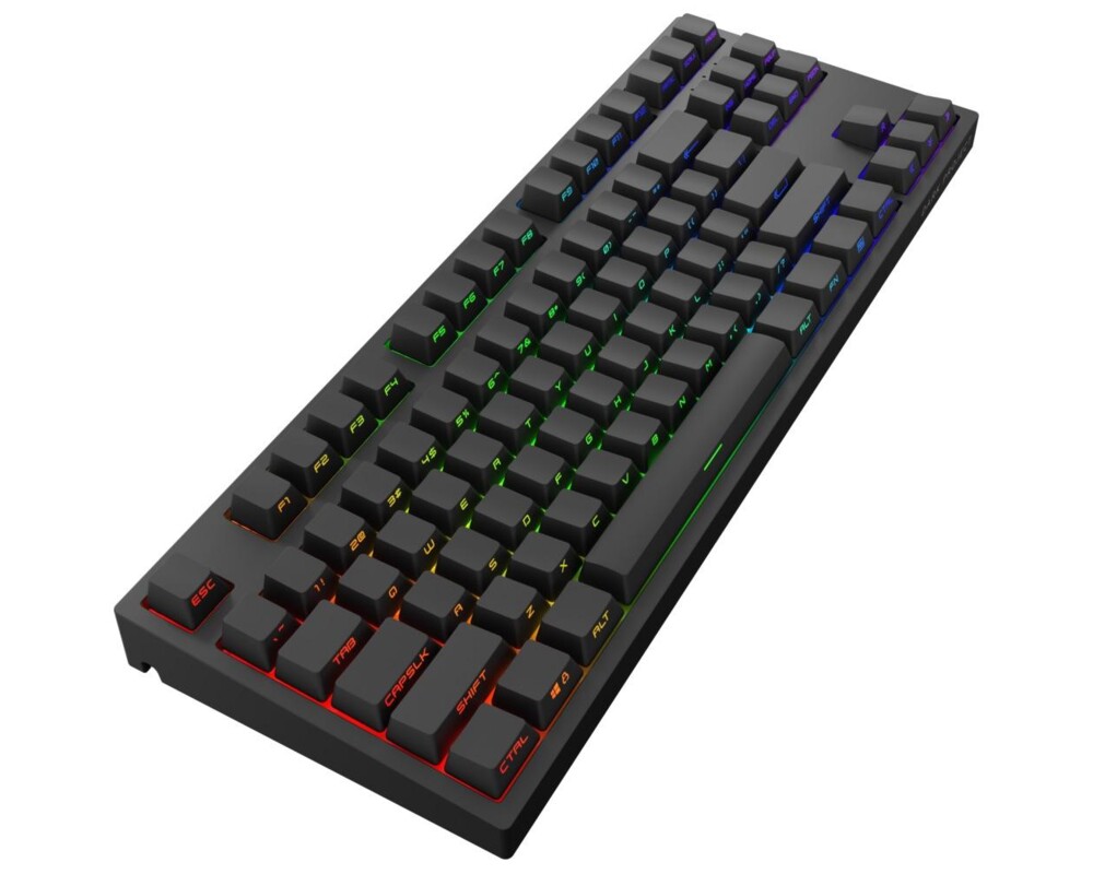 Клавиатура Геймърскa механична клавиатура Dark Project KD87A Black TKL PBT - HS Gateron Optical Red Switch, RGB 6