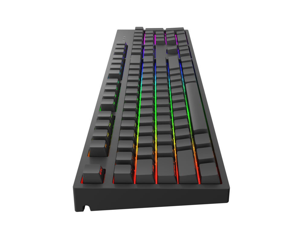 Клавиатура Геймърскa механична клавиатура Dark Project KD104A Black Full Size - Hot-Swappable Gatheron Optical Red, RGB, PBT 5