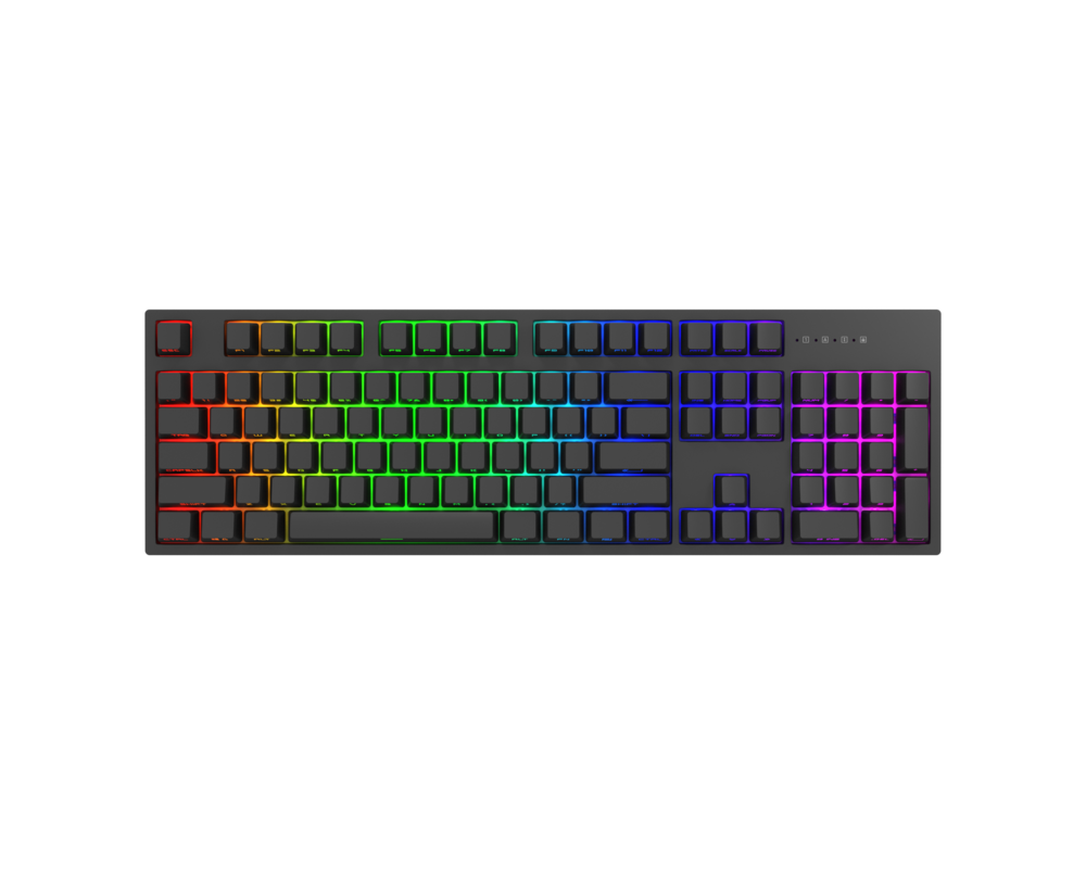 Клавиатура Геймърскa механична клавиатура Dark Project KD104A Black Full Size - Hot-Swappable Gatheron Optical Red, RGB, PBT 2