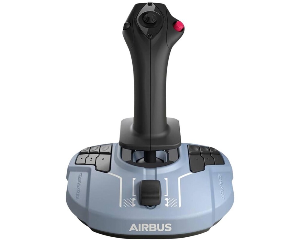 Джойстици и Геймпадове Жичен Thrustmaster TCA Officer Pack Airbus Edition, авиосимулатор за PC, Черен/Син 3
