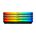 <span>Памет</span> Kingston FURY Beast Black RGB 64GB(4x16GB) DDR4 3200MHz CL16 <span class='catalog-num-in-name'>KF432C16BB12AK4-6</span> - 