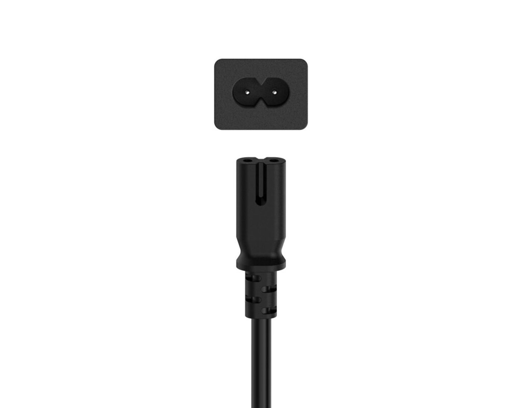 Кабел Захранващ кабел, Euro-plug, 2pin, 0.75м, 200731 2