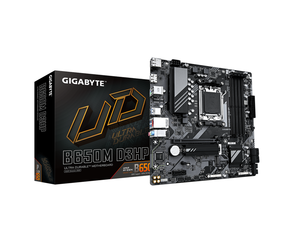 Дънна платка GIGABYTE B650M D3HP socket AM5 4