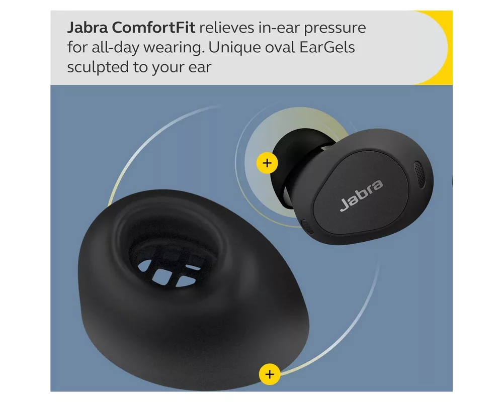 Слушалки Блутут слушалки Jabra Elite 10, Gloss Black, ANC 5