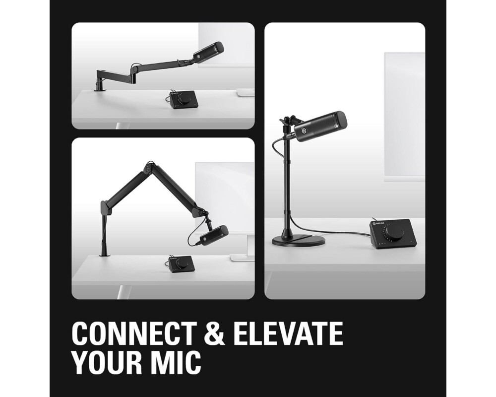 Микрофон Динамичен XLR Микрофон Elgato Wave DX, Черен 3