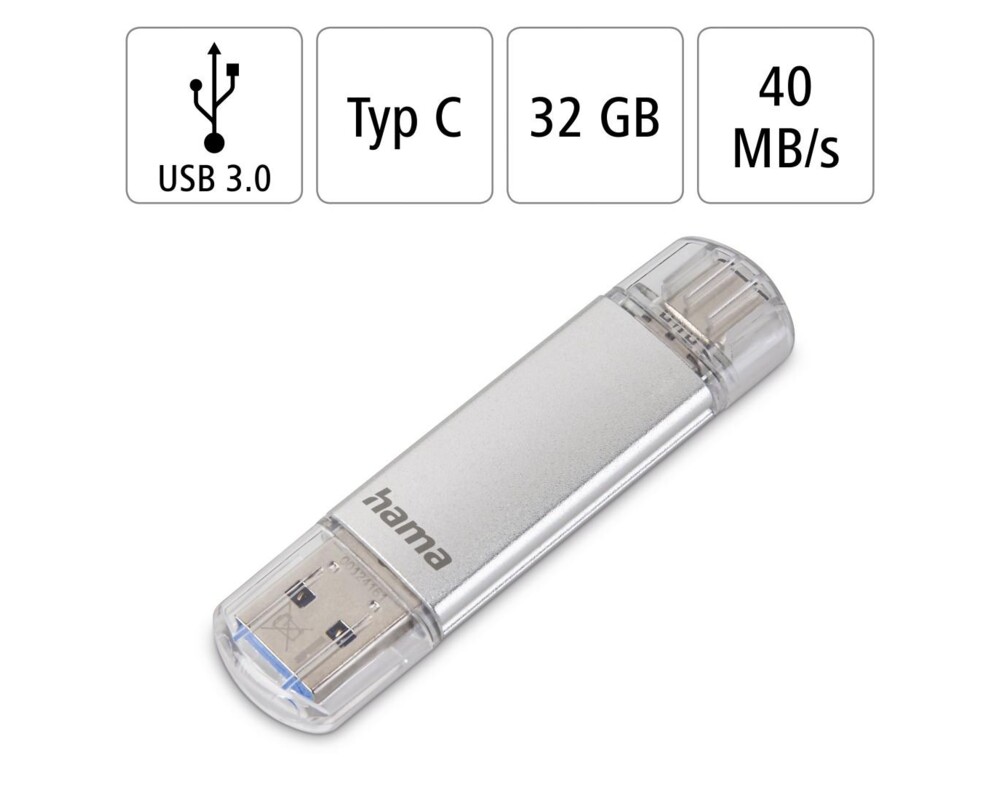 Флаш памет HAMA Тип USB-C Laeta, 32GB, 124162 6