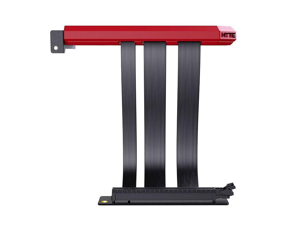 Кабел за вертикален монтаж HYTE PCI-E 4.0 x16 200mm, Червено 7