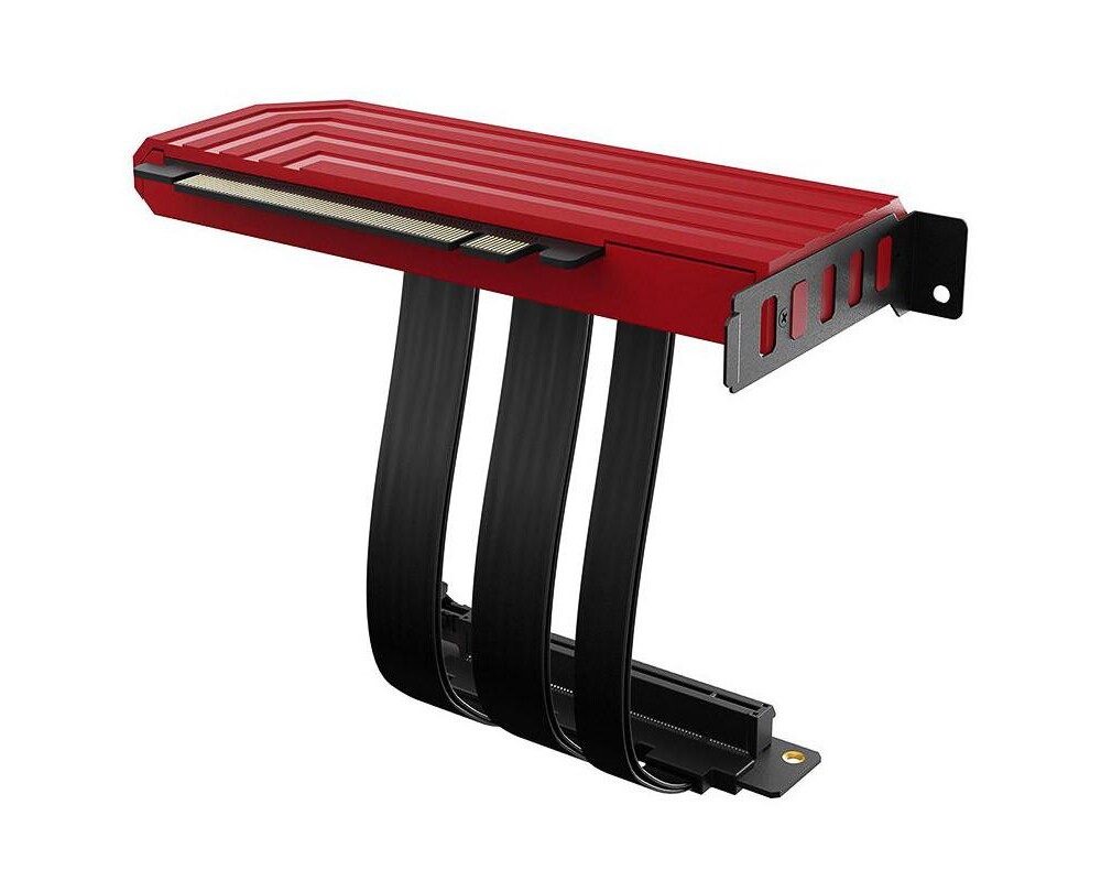Кабел за вертикален монтаж HYTE PCI-E 4.0 x16 200mm, Червено 3