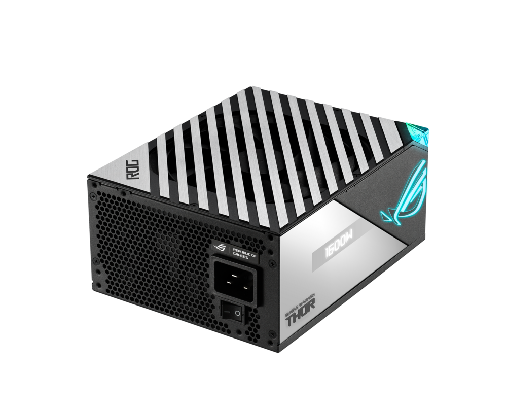 Захранване ASUS ROG THOR 1600W Titanium Power Supply Digital Power Control ROG heatsinks PCIe Gen 5.0 7