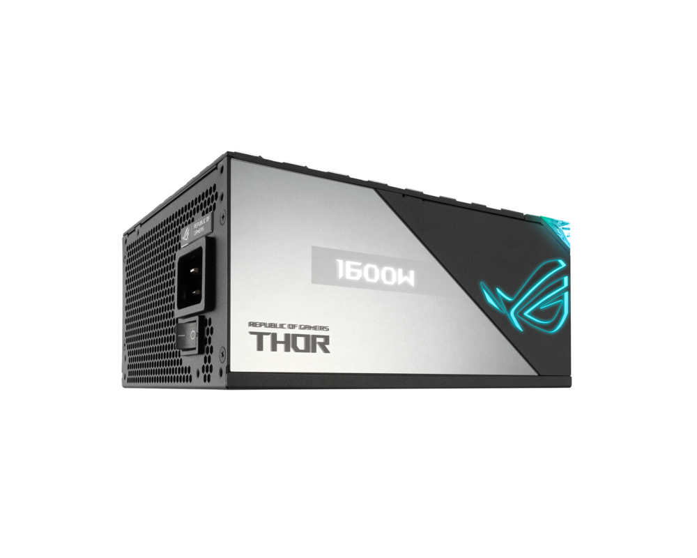 Захранване ASUS ROG THOR 1600W Titanium Power Supply Digital Power Control ROG heatsinks PCIe Gen 5.0 2