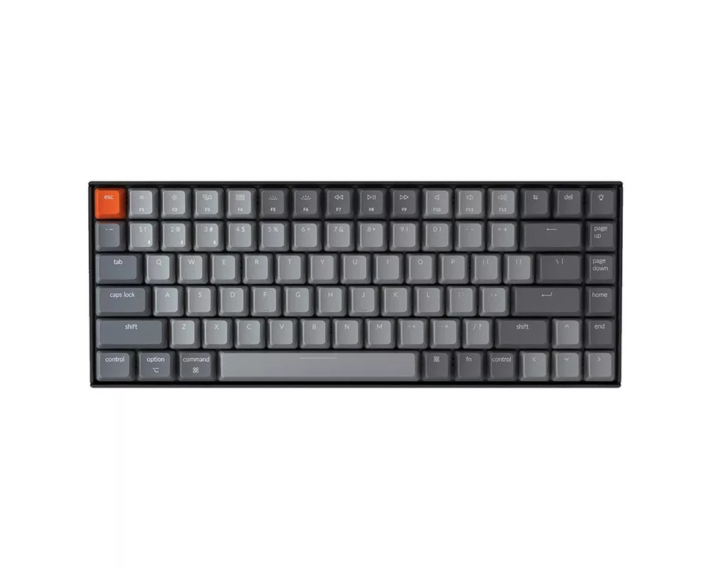 Клавиатура Геймърска Механична клавиатура Keychron K2 Compact Gateron Blue Switch White LED Gateron Blue Switch ABS 2