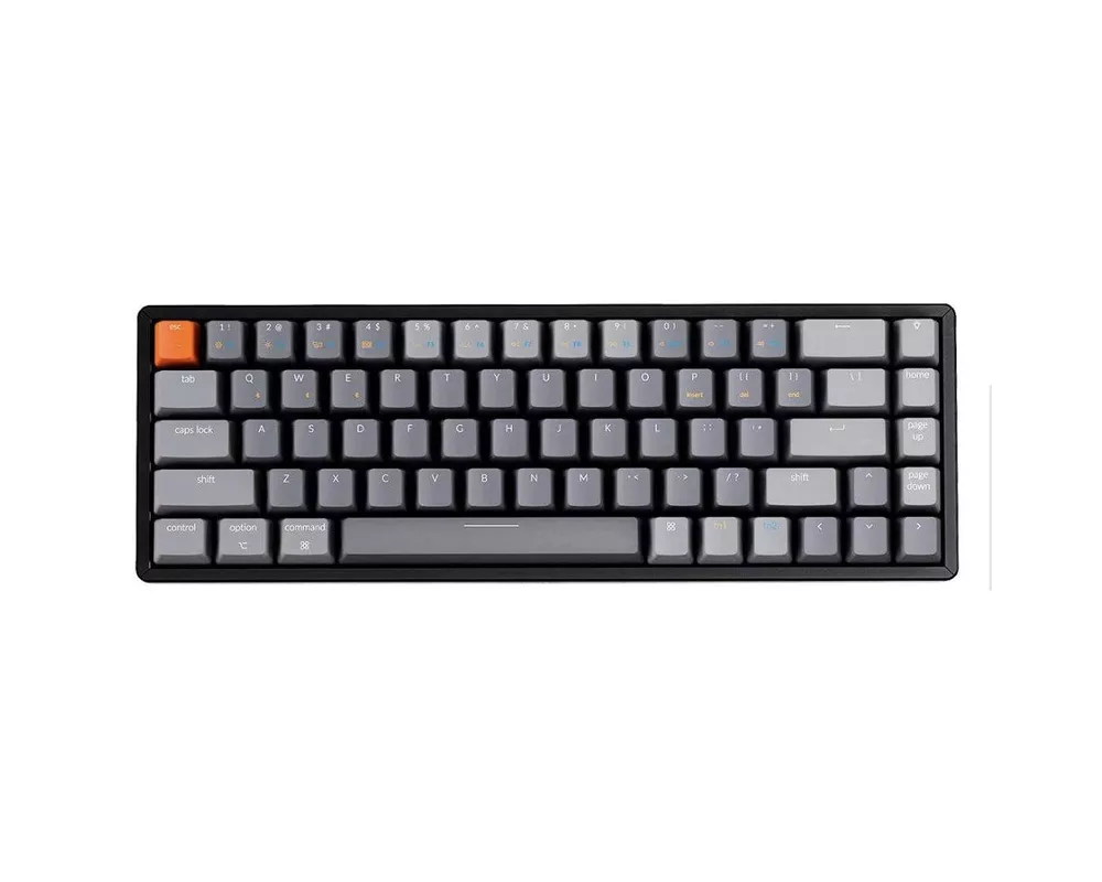 Клавиатура Геймърска Механична клавиатура Keychron K6 Aluminum 65% Gateron Brown Switch RGB LED Gateron Brown Switch ABS 2