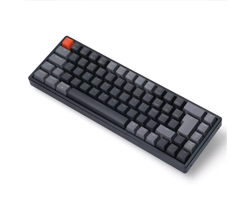 Клавиатура Геймърска Механична клавиатура Keychron K6 Aluminum 65% Gateron Brown Switch RGB LED Gateron Brown Switch ABS 6