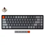 <span>Клавиатура</span> Геймърска Механична клавиатура Keychron K6 Aluminum 65% Gateron Brown Switch RGB LED Gateron Brown Switch ABS <span class='catalog-num-in-name'>K6-Q3</span> - 