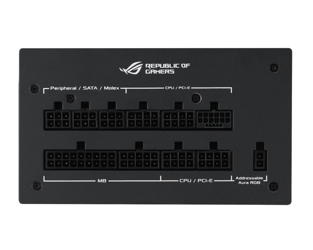 Захранване ASUS ROG Strix 1200W Gold Aura Edition Fully Modular Power Supply 80+ Gold 11