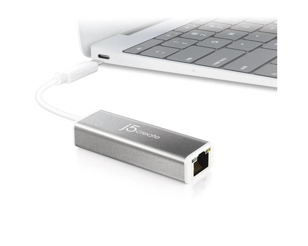 Мрежова карта j5Create JCE133G, Тип USB-C 3.1 Gen1, Gigabit Ethernet, Сив 2
