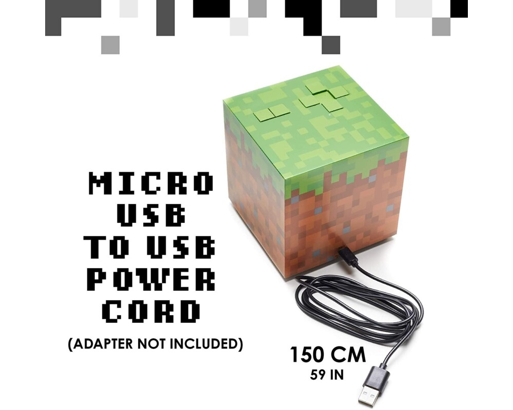 Фигурка Часовник/будилник Paladone Minecraft Alarm Clock 5
