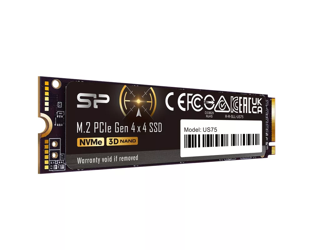 SSD SSD Silicon Power US75 1TB M.2-2280, PCIe, Gen 4x4 NVMe 2