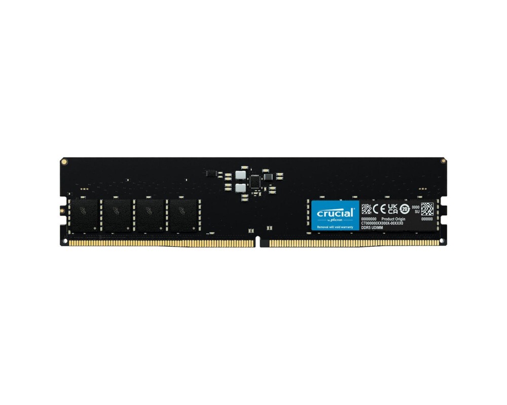 Памет 16GB Crucial DDR5-5600 UDIMM CL46 8