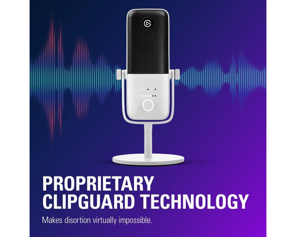 Микрофон Elgato Wave 3 Бял 3