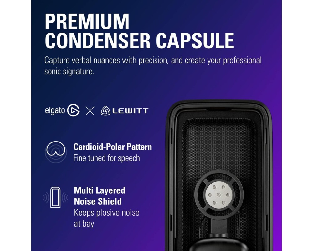 Микрофон Elgato Wave 3 Бял 4