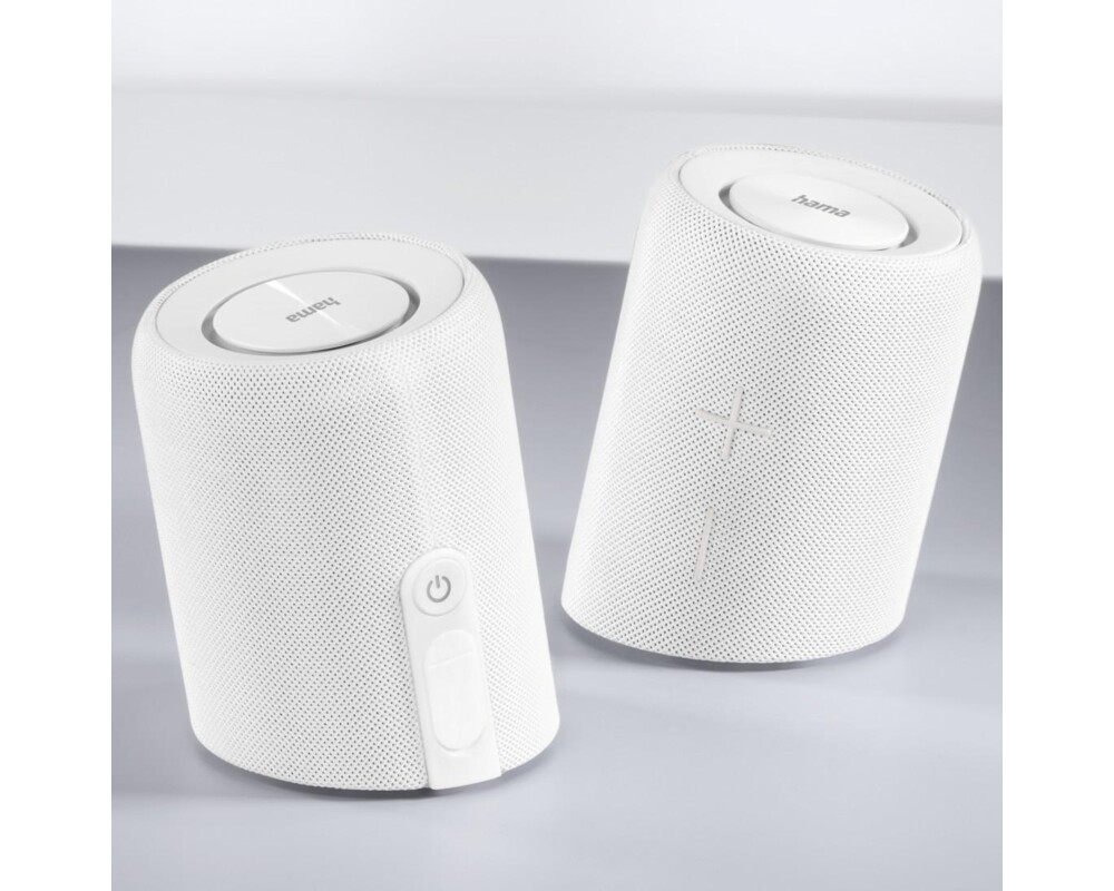 Тонколони HAMA Twin 3.0, 30 W, Бяла, 188223 8