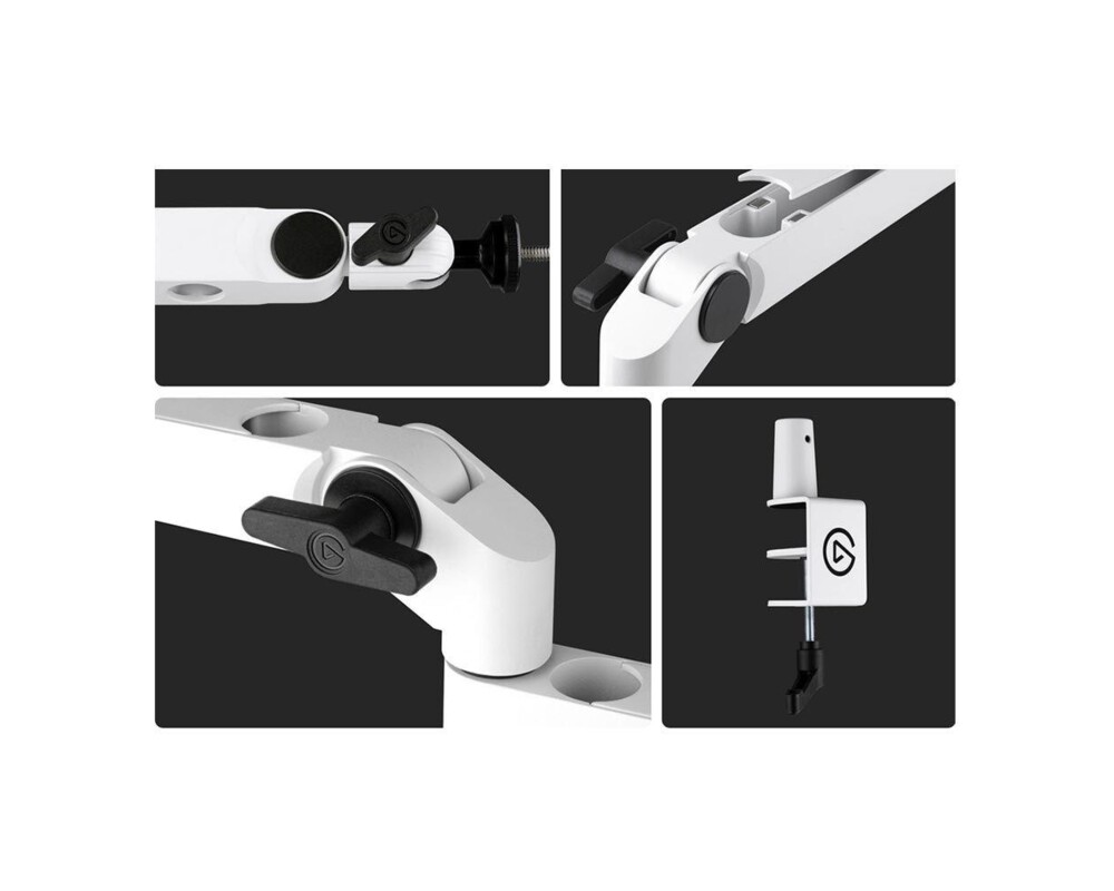 Геймърски аксесоари Стойка за микрофон Elgato Wave Mic Arm LP, Бяла 2