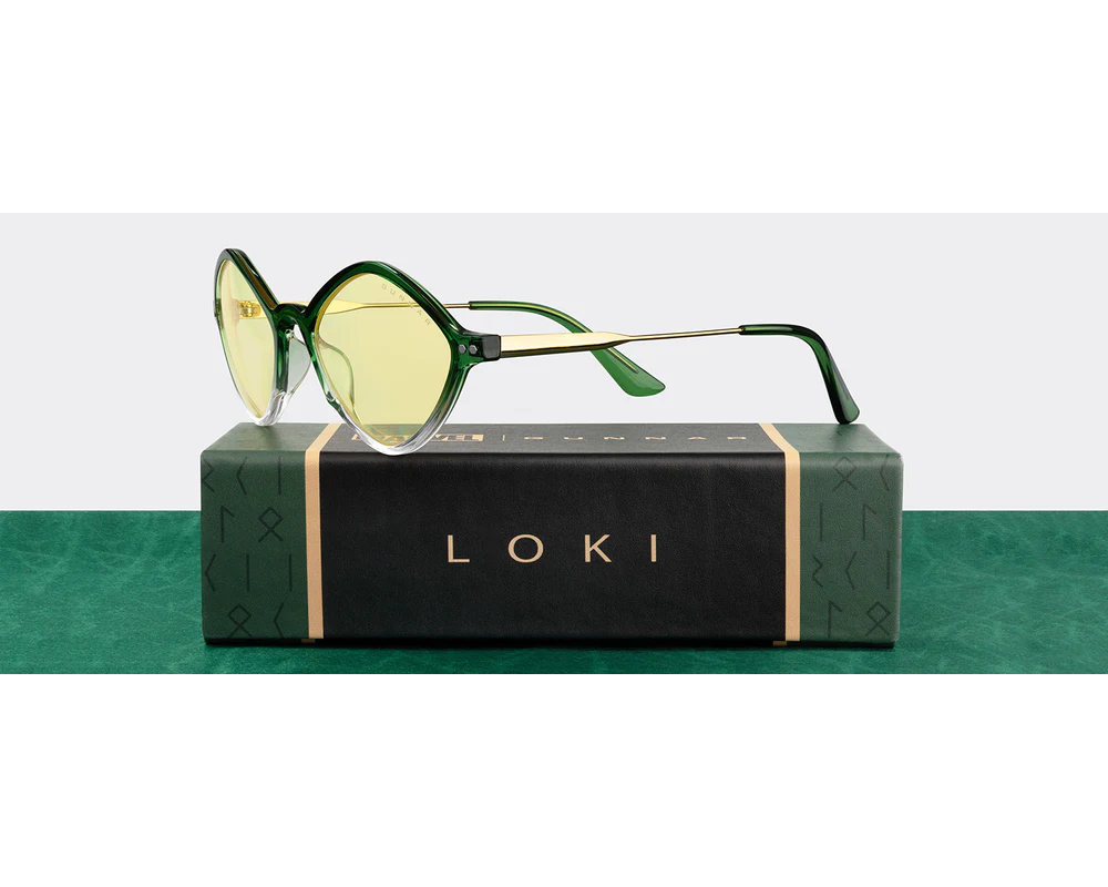 Очила за компютър Компютърни очила GUNNAR Loki Asgard Edition - Emerald Gold Amber 11