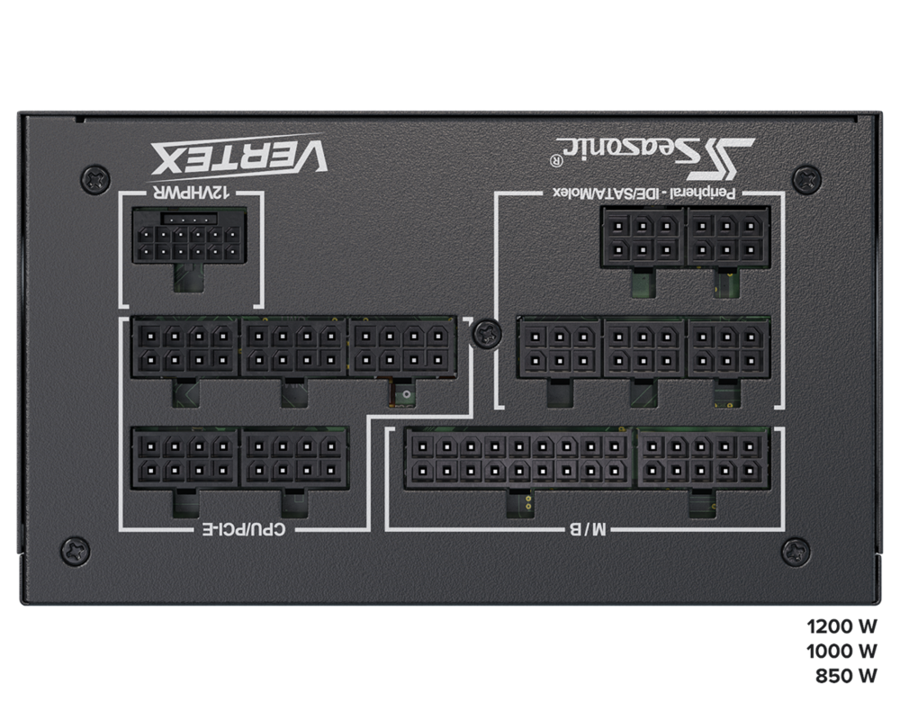 Захранване Seasonic VERTEX PX-1000, 1000W, 80+ Platinum, ATX 3.0, Fully Modular 5