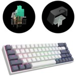 <span>Клавиатура</span> Геймърскa механична клавиатура Dark Project KD68B White Navy 65% PBT <span class='catalog-num-in-name'>FSH-DP-KD-68B-104705-GMT</span> - 