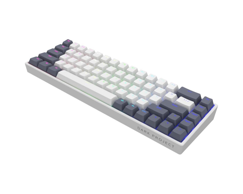 Клавиатура Геймърскa механична клавиатура Dark Project KD68B White Navy 65% PBT 6