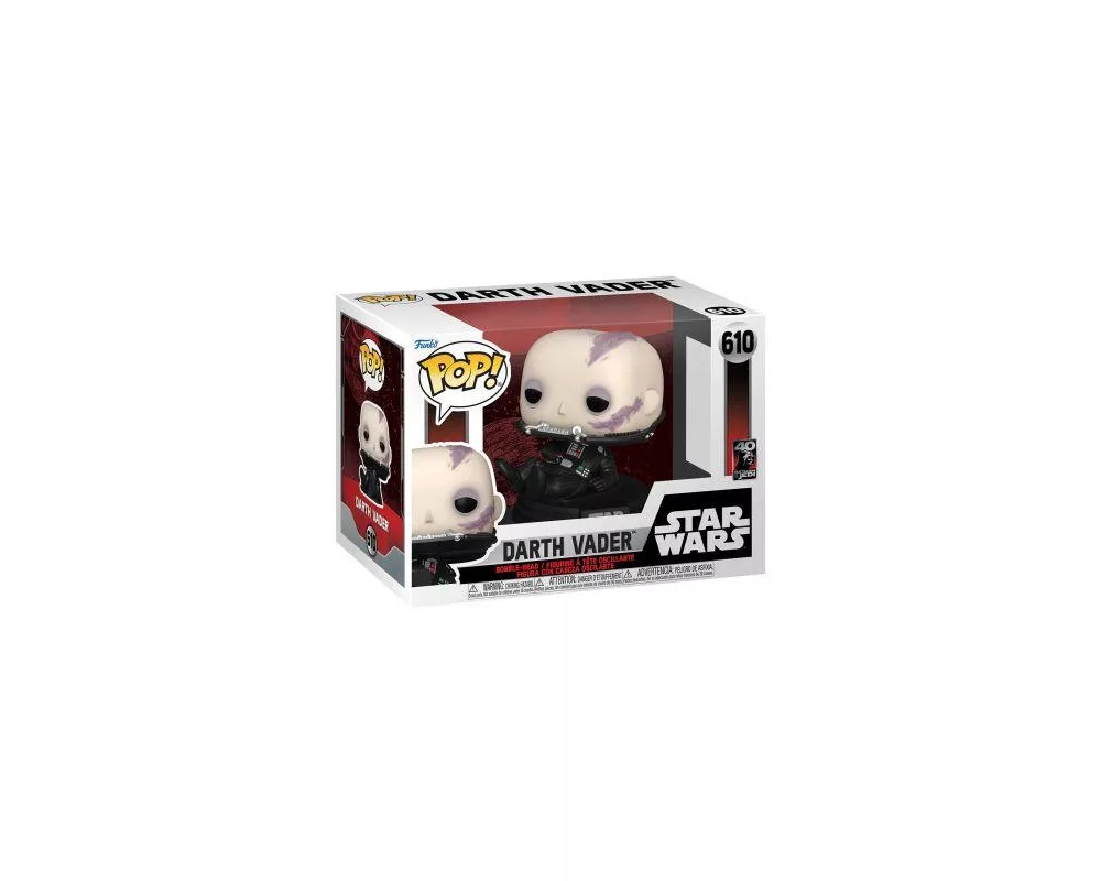 Фигурка Funko Pop! Disney Star Wars: Return of the Jedi 40th - Darth Vader (Unmasked) #610 Bobble-Head 2