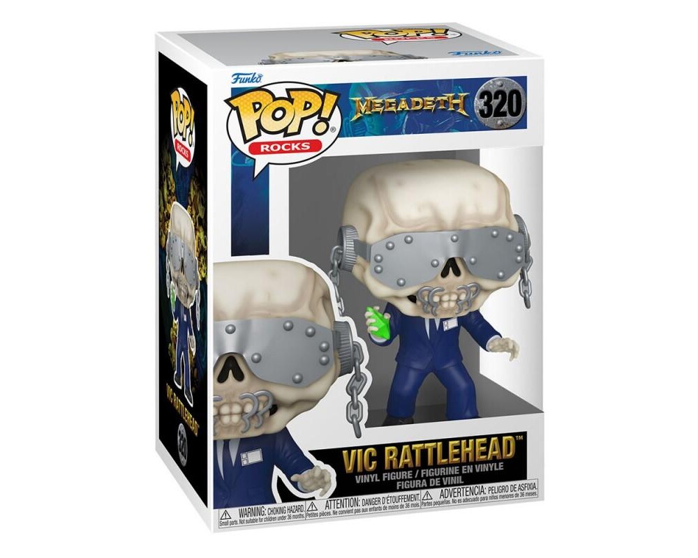 Фигурка Funko Pop! Rocks: Megadeth - Vic Rattlehead #320 Vinyl Figure 2