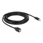 <span>Кабел</span> Delock USB-B мъжко - USB-B женско, 5 м, USB2.0 <span class='catalog-num-in-name'>DELOCK-83429</span> - 