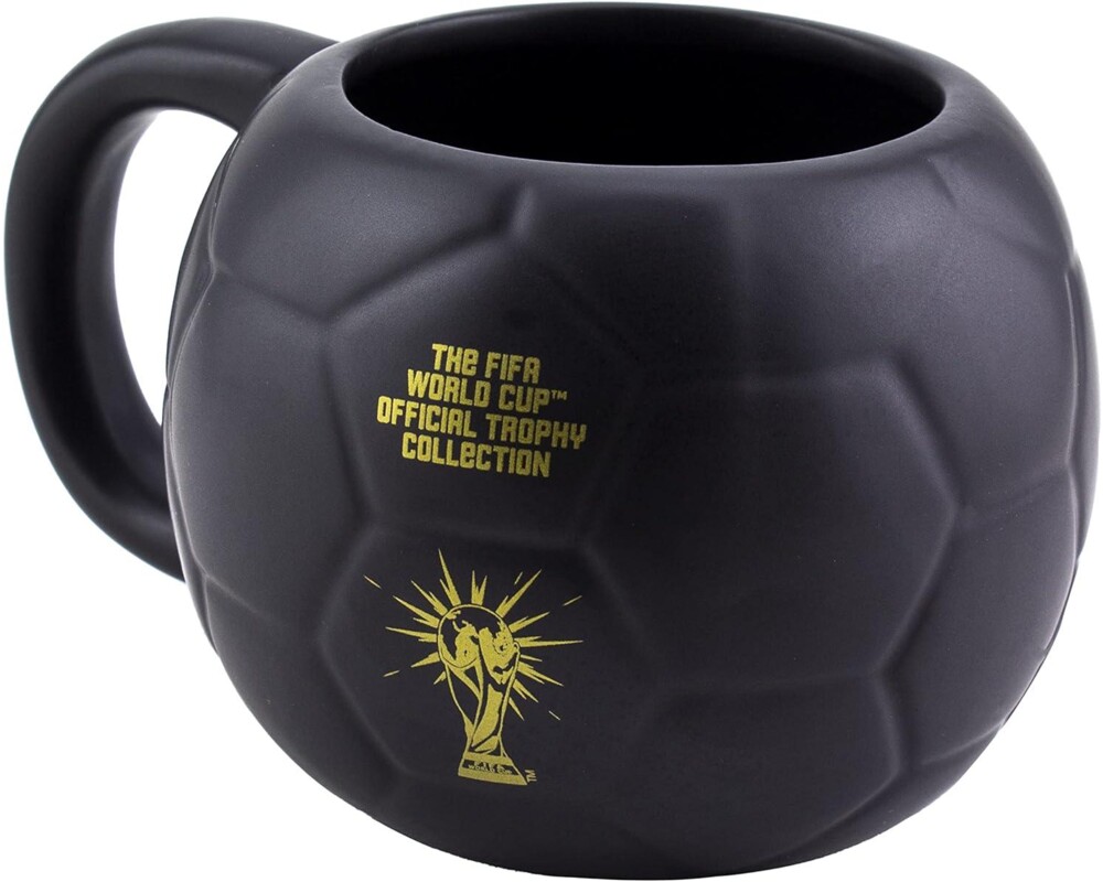 Аксесоар Чаша Paladone FIFA Football (Black and Gold) Shaped Mug 2