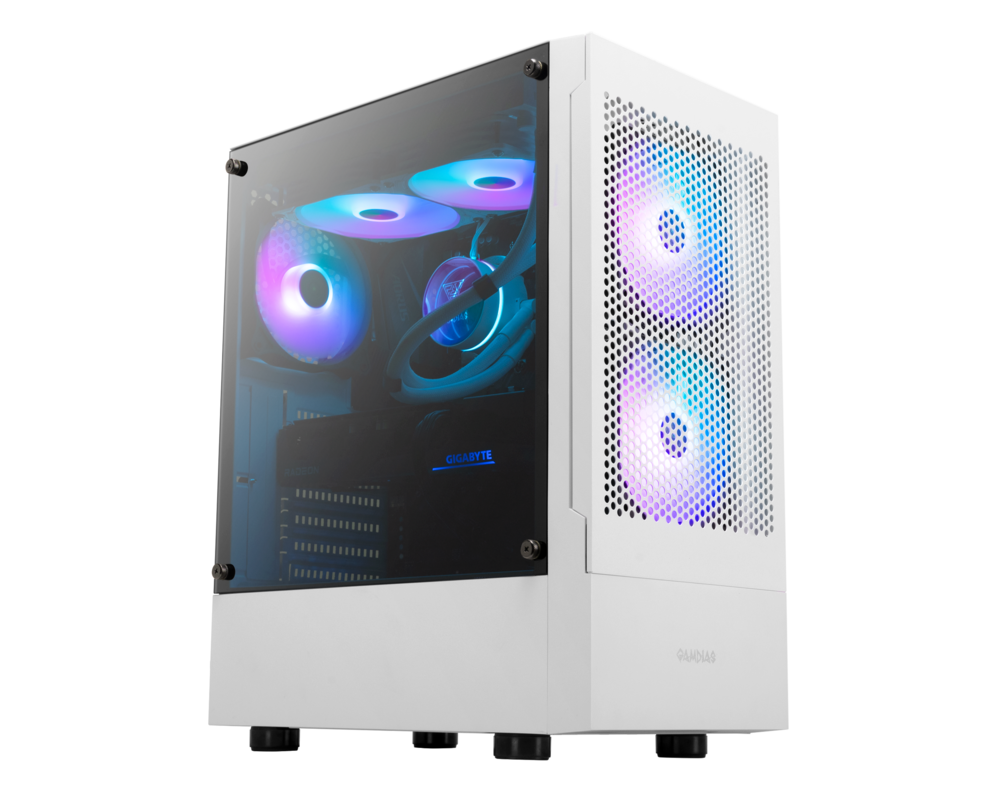 Кутия Gamdias ATX - TALOS E3 MESH White - aRGB 18