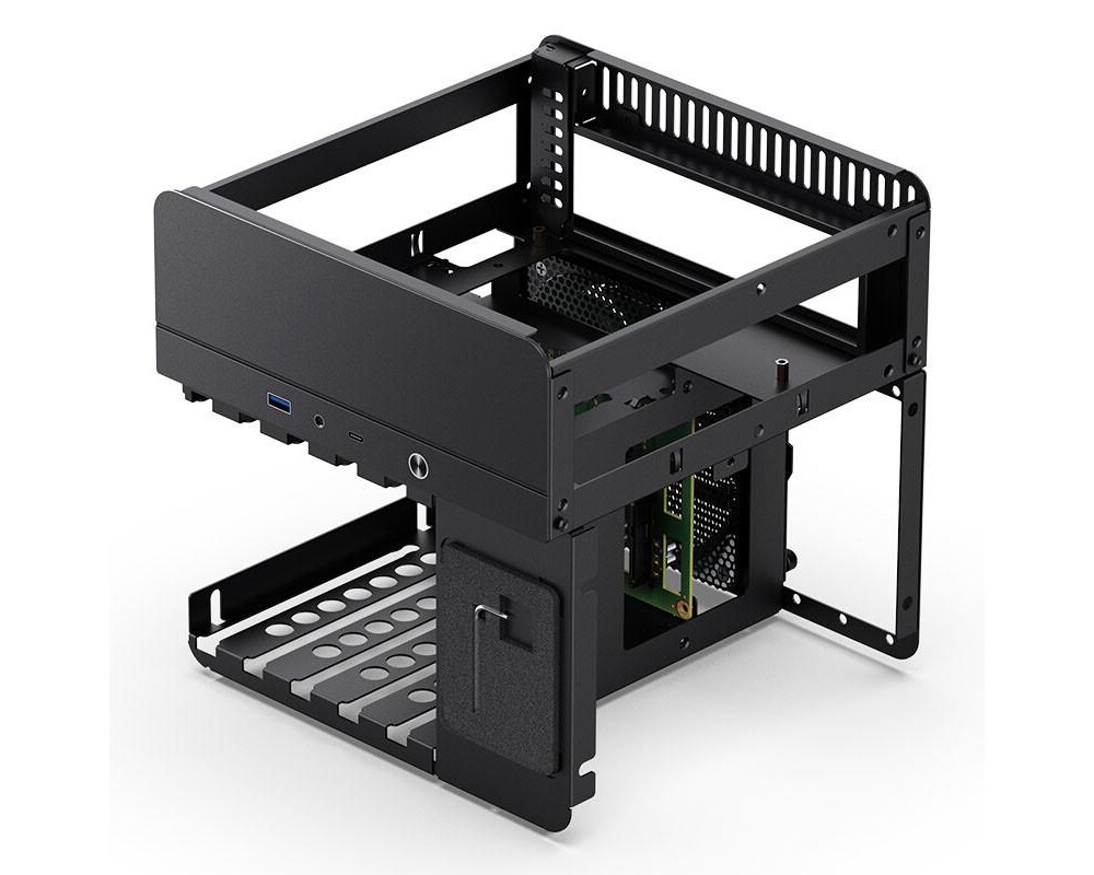 Кутия Jonsbo N2, Mini-ITX, Черна 6