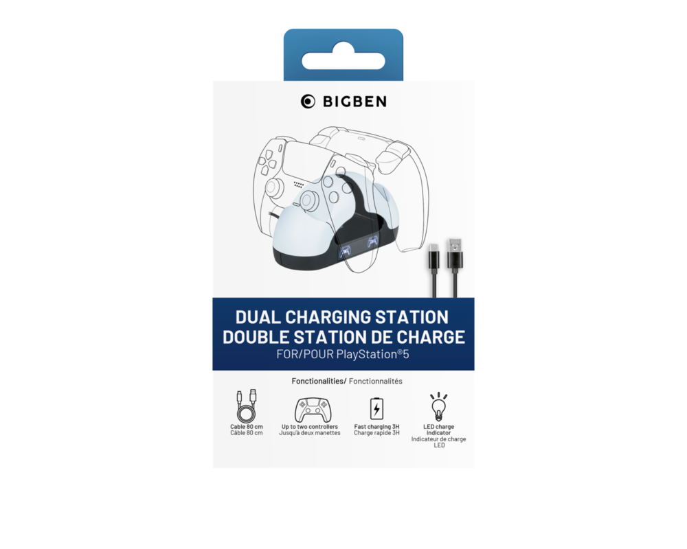 Джойстици и Геймпадове Докинг станция Nacon PS5 Dual Charger V3 2