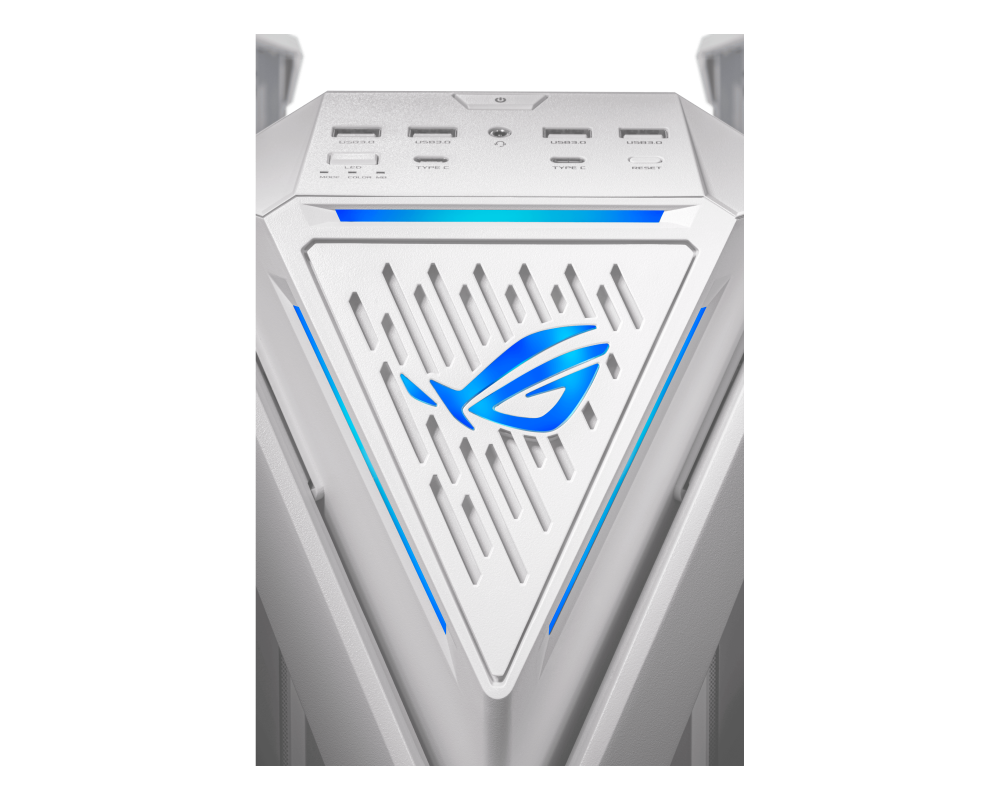 Кутия ASUS ROG HYPERION WHITE, ATX/EATX, Full-Tower, Aura Sync ARGB 7