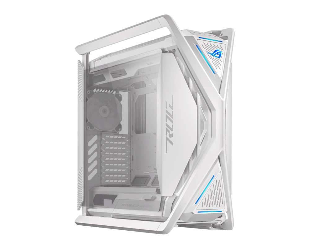 Кутия ASUS ROG HYPERION WHITE, ATX/EATX, Full-Tower, Aura Sync ARGB 2
