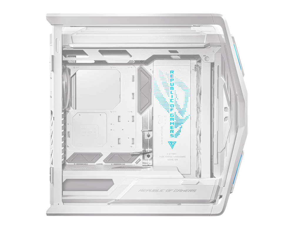 Кутия ASUS ROG HYPERION WHITE, ATX/EATX, Full-Tower, Aura Sync ARGB 9