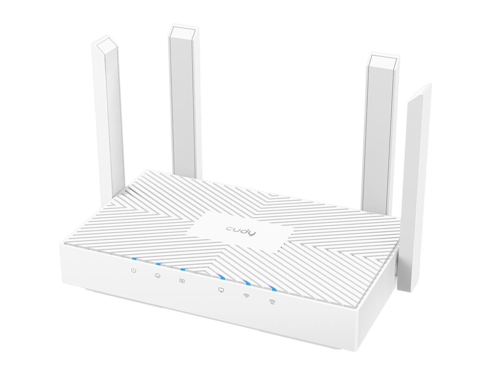 Рутер CUDY WR1300E, Двубандов AC1200, 300+867 Mbps, 3xGigabit 2