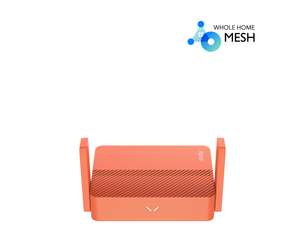 Рутер CUDY Travel TR1200, AC1200, 2 x 10/100 Mbps, USB3.0, червен 3