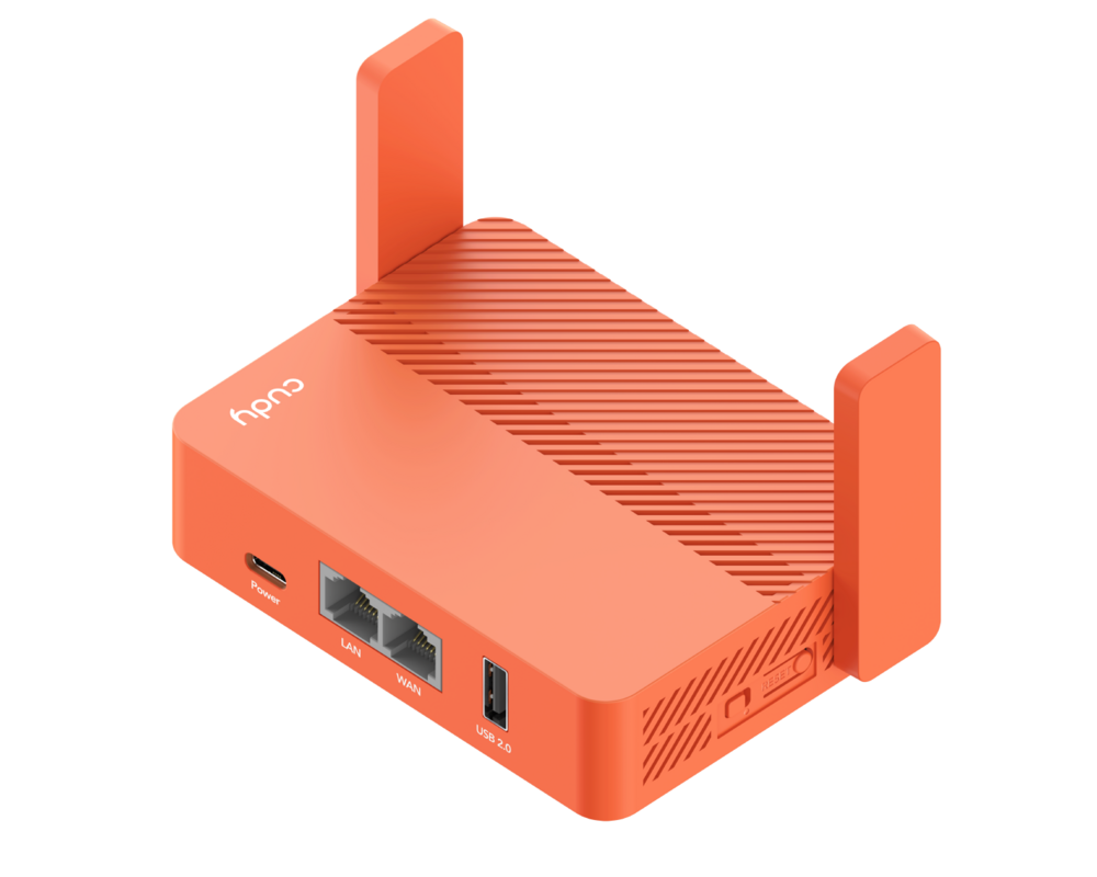 Рутер CUDY Travel TR1200, AC1200, 2 x 10/100 Mbps, USB3.0, червен 2