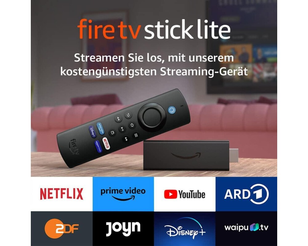 Мултимедиен плеър Amazon Fire TV Stick Lite, Alexa Voice Remote, Черен 3