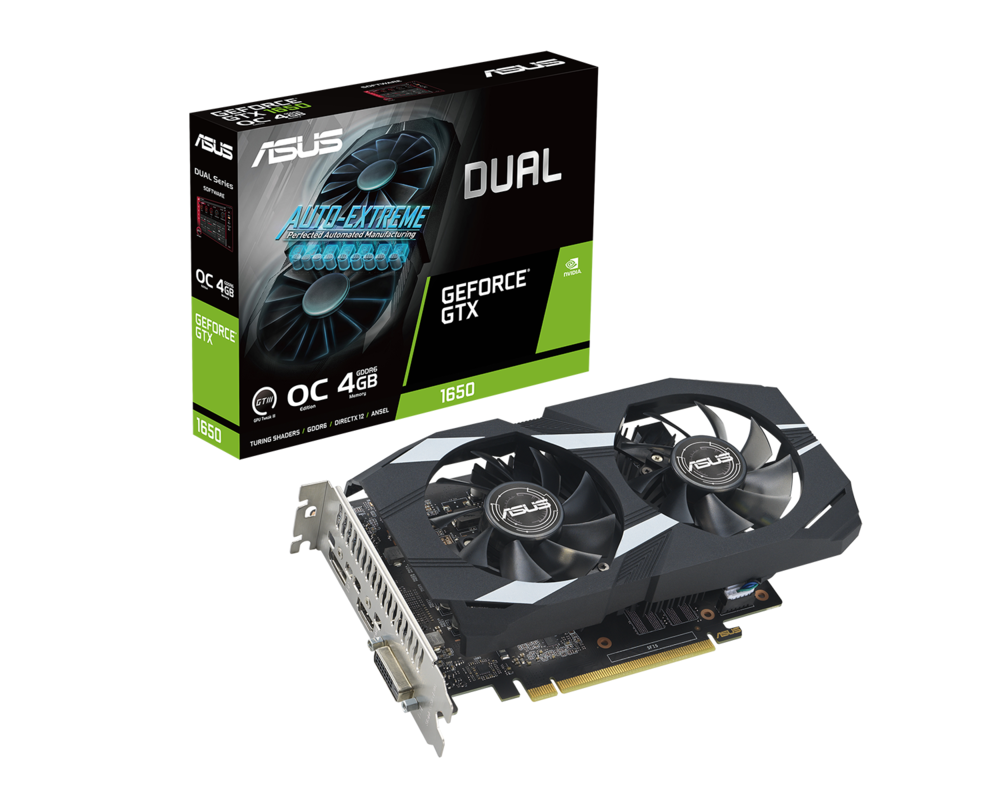 Видеокарта ASUS Dual GeForce GTX 1650 4GB EVO GDDR6 8