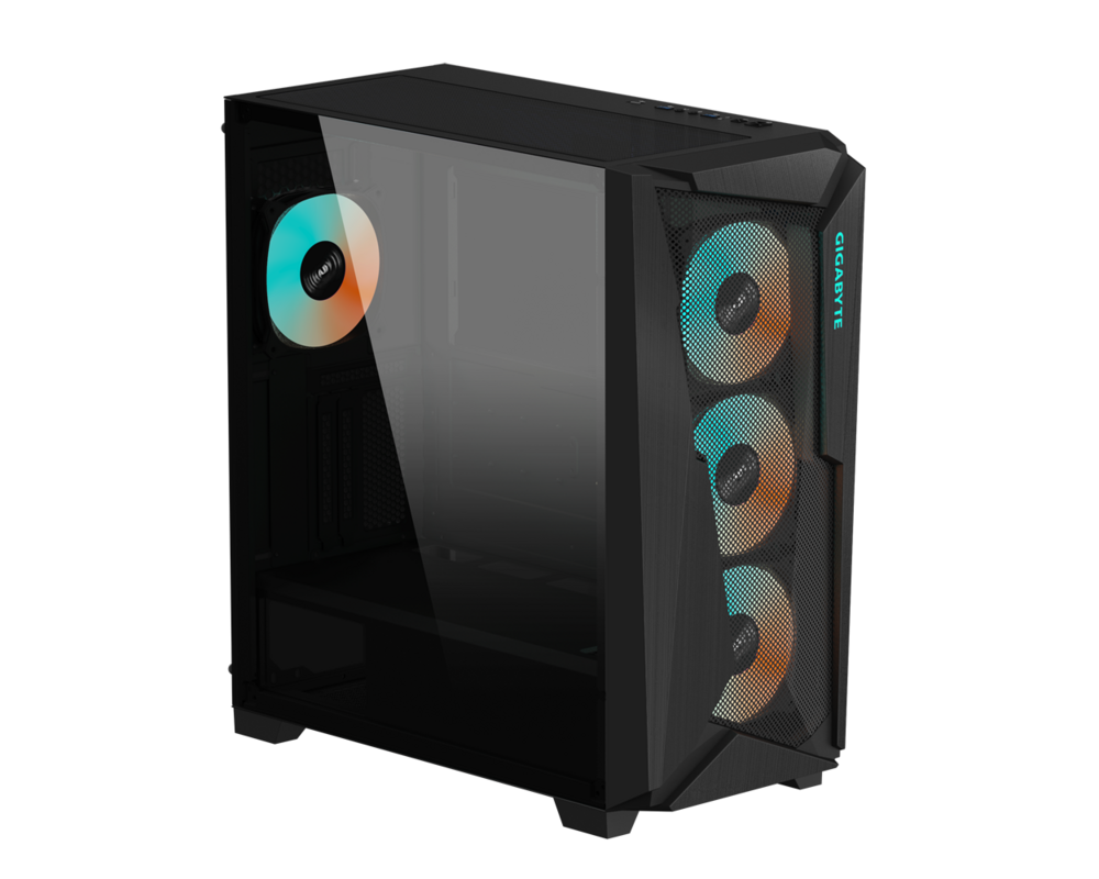 Кутия Gigabyte C301 Black V2, TG, Mid-Tower 2