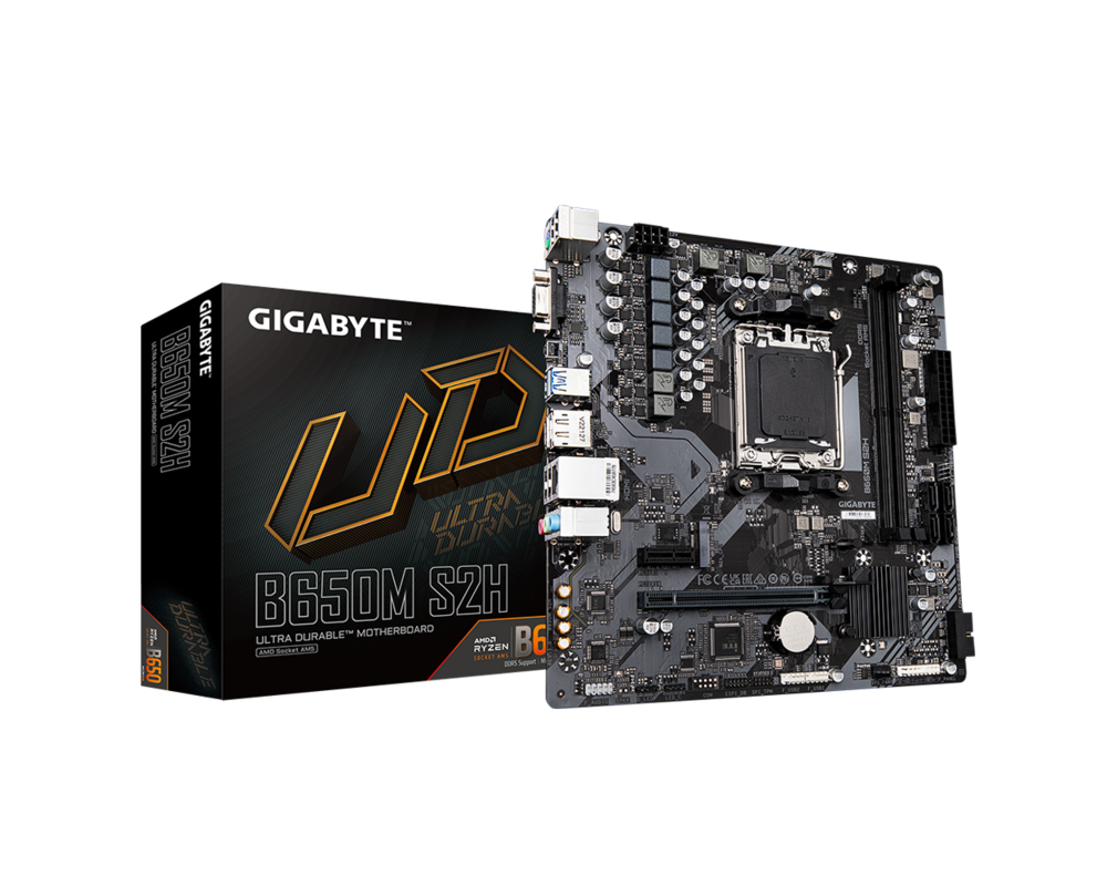 Дънна платка GIGABYTE B650M S2H socket AM5 4