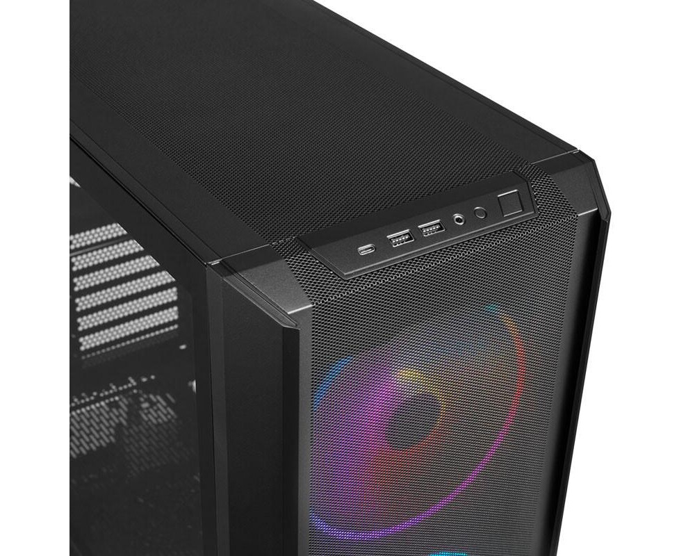 Кутия Lian-Li LANCOOL 216, ARGB, Mid-Tower, Tempered Glass, Черна 3