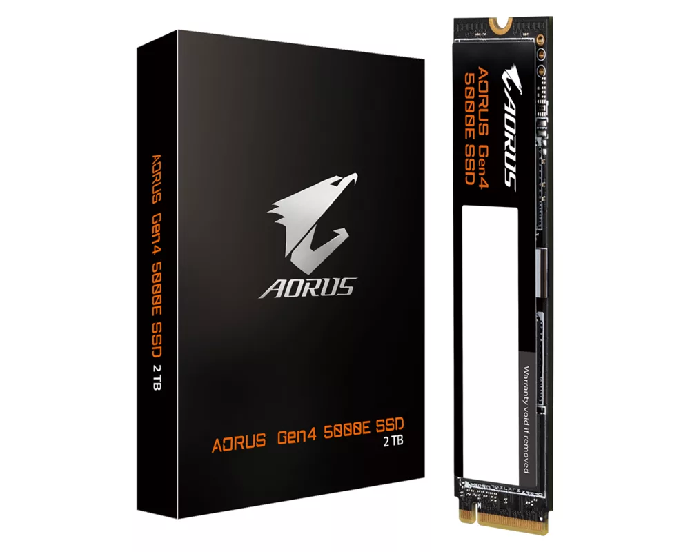 SSD SSD Gigabyte AORUS 5000E 2TB, NVMe, PCIe Gen4 3